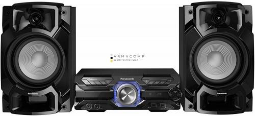 Panasonic SC-AKX520E High Power Audio System with CD Player and DJ & Karaoke Effects Black